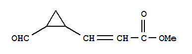 2-Propenoic acid,3-(2-formylcyclopropyl)-,methyl ester (9ci) Structure,344774-80-7Structure