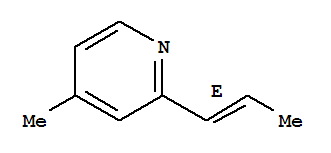 Pyridine,4-methyl-2-(1e)-1-propenyl-(9ci) Structure,344902-31-4Structure