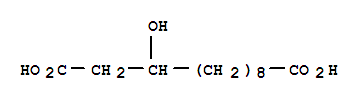 3-Hydroxy-dodecanedioic acid Structure,34574-69-1Structure