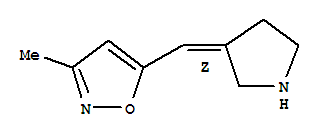 Isoxazole,3-methyl-5-[(z)-3-pyrrolidinylidenemethyl ]-(9ci) Structure,345911-06-0Structure