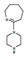 2H-azepine,3,4,5,6-tetrahydro-7-(1-piperazinyl)-(9ci) Structure,34608-71-4Structure