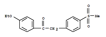 1-(4-Ethoxyphenyl)-2-(4-mesylphenyl)ethan-1-one Structure,346413-00-1Structure