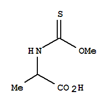 Alanine, n-(methoxythioxomethyl)-(9ci) Structure,34653-62-8Structure