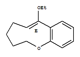 (6E)-7-ethoxy-2,3,4,5-tetrahydro-1-benzoxonine Structure,346620-78-8Structure