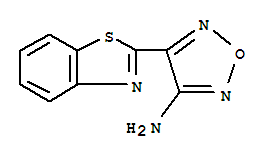 1,2,5-Oxadiazol-3-amine,4-(2-benzothiazolyl)-(9ci) Structure,346646-10-4Structure