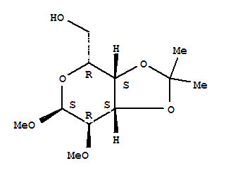 Methyl 2-O-Methyl-3,4-O-(1-Methylethylidene)-alpha-D-Galactopyranoside Structure,34698-22-1Structure