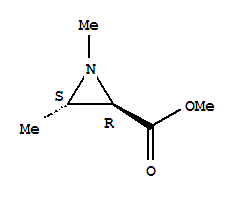 2-Aziridinecarboxylic acid, 1,3-dimethyl-, methyl ester, (2r,3s)-rel-(9ci) Structure,34856-91-2Structure