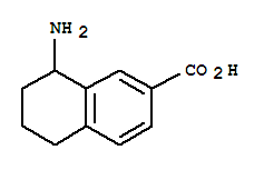 8-Amino-5,6,7,8-tetrahydronaphthalene-2-carboxylic acid Structure,349101-96-8Structure