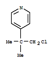 Pyridine,4-(2-chloro-1,1-dimethylethyl)-(9ci) Structure,34995-29-4Structure