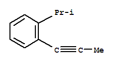 Benzene,1-(1-methylethyl)-2-(1-propynyl)-(9ci) Structure,350695-83-9Structure