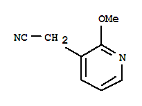 3-Pyridineacetonitrile,2-methoxy-(9ci) Structure,351410-37-2Structure