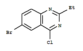 Quinazoline,6-bromo-4-chloro-2-ethyl- Structure,351426-07-8Structure