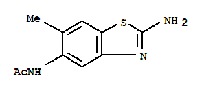 N-(2-amino-6-methyl-benzothiazol-5-yl)-acetamide Structure,351437-81-5Structure