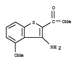 Methyl 3-amino-4-methoxybenzo[b]thiophene-2-carboxylate Structure,35212-88-5Structure