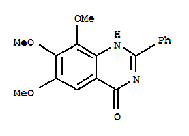 4(1H)-quinazolinone, 6,7,8-trimethoxy-2-phenyl-(9ci) Structure,35241-32-8Structure