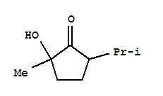 Cyclopentanone,2-hydroxy-2-methyl-5-(1-methylethyl)-(9ci) Structure,352422-02-7Structure