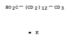 Potassium tetradecanoate-d27 Structure,352438-87-0Structure