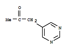 2-Propanone,1-(5-pyrimidinyl)- Structure,352546-48-6Structure