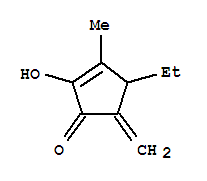 2-Cyclopenten-1-one,4-ethyl-2-hydroxy-3-methyl-5-methylene-(9ci) Structure,353475-95-3Structure