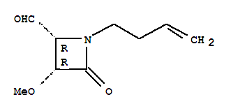 2-Azetidinecarboxaldehyde,1-(3-butenyl)-3-methoxy-4-oxo-,(2r,3r)-(9ci) Structure,353494-37-8Structure