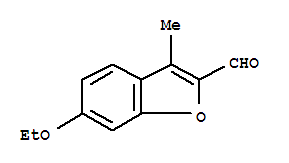 2-Benzofurancarboxaldehyde,6-ethoxy-3-methyl-(9ci) Structure,353497-67-3Structure