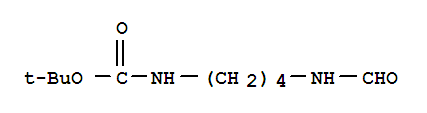 Carbamic acid,[4-(formylamino)butyl ]-,1,1-dimethylethyl ester (9ci) Structure,353505-01-8Structure