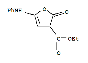 3-Furancarboxylic acid,2,3-dihydro-2-oxo-5-(phenylamino)-,ethyl ester Structure,353507-96-7Structure