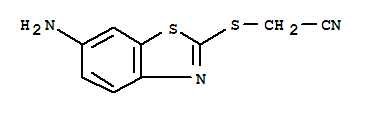 Acetonitrile,[(6-amino-2-benzothiazolyl)thio]-(9ci) Structure,354121-67-8Structure