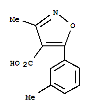 4-Isoxazolecarboxylicacid,3-methyl-5-(3-methylphenyl)-(9ci) Structure,354222-12-1Structure