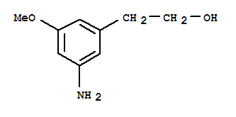 Benzeneethanol ,3-amino-5-methoxy-(9ci) Structure,354512-41-7Structure