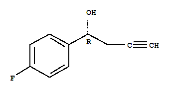 Benzenemethanol ,4-fluoro-alpha-2-propynyl-,(alphar)-(9ci) Structure,355806-88-1Structure