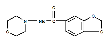 1,3-Benzodioxole-5-carboxamide,n-4-morpholinyl-(9ci) Structure,355831-04-8Structure