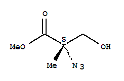 Propanoic acid,2-azido-3-hydroxy-2-methyl-,methyl ester,(2s)-(9ci) Structure,356048-03-8Structure