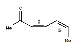 3,5-Heptadien-2-one, (z,z)-(9ci) Structure,35694-38-3Structure