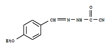 Acetonitrile,[[(4-ethoxyphenyl)methylene]hydrazino]oxo-(9ci) Structure,357294-45-2Structure