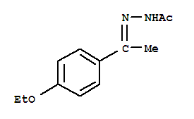 Acetic acid,[1-(4-ethoxyphenyl)ethylidene]hydrazide (9ci) Structure,357294-71-4Structure