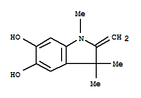 1H-indole-5,6-diol ,2,3-dihydro-1,3,3-trimethyl-2-methylene-(9ci) Structure,357397-42-3Structure