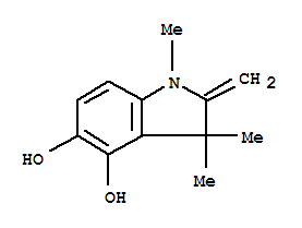 1H-indole-4,5-diol ,2,3-dihydro-1,3,3-trimethyl-2-methylene-(9ci) Structure,357397-44-5Structure