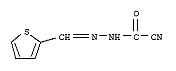 Acetonitrile,oxo[(2-thienylmethylene)hydrazino]-(9ci) Structure,357402-37-0Structure