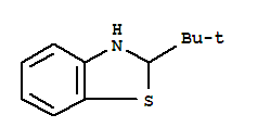 Benzothiazole,2-(1,1-dimethylethyl)-2,3-dihydro-(9ci) Structure,35844-59-8Structure