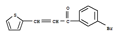 1-(3-Bromophenyl)-3-(2-thienyl)-2-propen-1-one Structure,358656-23-2Structure