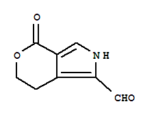 Pyrano[3,4-c]pyrrole-1-carboxaldehyde,2,4,6,7-tetrahydro-4-oxo-(9ci) Structure,358732-52-2Structure