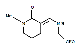 2H-pyrrolo[3,4-c]pyridine-1-carboxaldehyde,4,5,6,7-tetrahydro-5-methyl-4-oxo-(9ci) Structure,358732-60-2Structure