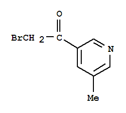 Ethanone,2-bromo-1-(5-methyl-3-pyridinyl)-(9ci) Structure,358780-25-3Structure