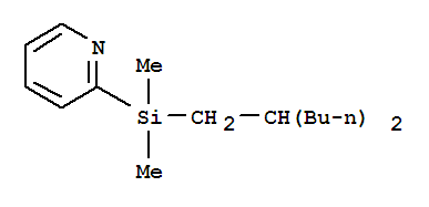 Pyridine,2-[(2-butylhexyl)dimethylsilyl ]-(9ci) Structure,358782-86-2Structure