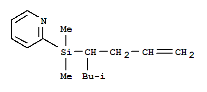 Pyridine,2-[dimethyl [1-(2-methylpropyl)-3-butenyl ]silyl ]-(9ci) Structure,358782-88-4Structure