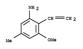 Benzenamine, 2-ethenyl-3-methoxy-5-methyl-(9ci) Structure,360060-16-8Structure