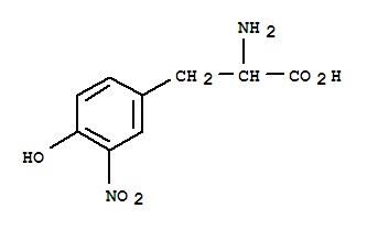 (2S)-2-amino-3-(4-hydroxy-3-nitrophenyl)propanoic acid Structure,3604-79-3Structure