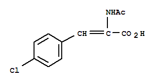 2-Acetamido-3-(p-chlorophenyl)-acrylic acid Structure,3617-00-3Structure