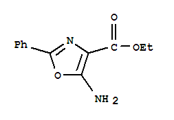 Ethyl 5-amino-2-phenyloxazole-4-carboxylate Structure,36231-81-9Structure